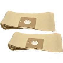 20x Sacs compatible avec tcm / Tchibo 05 609, 59 290, 66 390, 69 534 aspirateur - papier, 35cm x 16cm - Vhbw