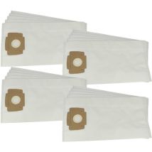 20x Sacs compatible avec Tennant sm 115 aspirateur - 45,5cm x 24cm blanc - Vhbw