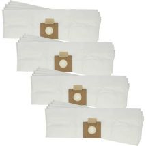 20x Sacs remplacement pour Fimap 204620 pour aspirateur - microfibre non tissée, 59cm x 17,5cm blanc - Vhbw