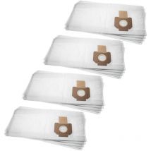 Vhbw - 20x Staubsaugerbeutel Ersatz für Milwaukee 4932352306, 4932459689, 4932352308 für Staubsauger - Mikrovlies, 27,9cm x 64,3cm Weiß