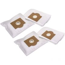 Vhbw - 20x Vacuum Cleaner Bag compatible with Express 4100 - 4200 Vacuum Cleaner, Microfleece, 30 cm x 17.5 cm, White