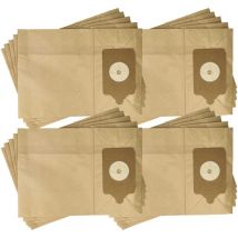 20x Vacuum Cleaner Bag compatible with Numatic Henry hvr 200-12, Henry hvr 200-A Vacuum Cleaner, paper, 32.6 cm x 23.25 cm, Brown - Vhbw