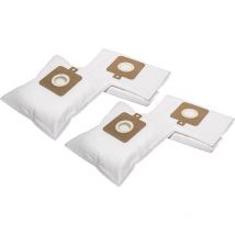 20x Vacuum Cleaner Bag compatible with Primera evc 175 Vacuum Cleaner - Microfleece, 51, 23.5 cm x 17.5 cm, White - Vhbw