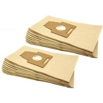 20x Vacuum Cleaner Bag compatible with Siemens vs 08G2050/04, 08G2060/01, 08G2060/03, 08G2070, 08G2070/01 Vacuum Cleaner - Paper, 34 cm x 20.5 cm