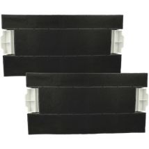 2x Activated Carbon Filter Replacement for Constructa CZ5144X5 for Extractor Hood - 39.8 x 19.6/17.4 x 2.9 cm - Vhbw