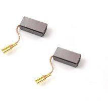2x balai de charbon, charbons pour moteur électrique pour outil électrique Bosch gst 85 e 3601E84637, gsz 160 1500 c 1521, guf 4-22 a - Vhbw