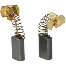 2x balais de charbon 5 x 11 x 16,4 mm compatible avec Makita HM1100C, HM1140C, HR3000C, HR4000C, HM0860C outil électrique + ressort - Vhbw
