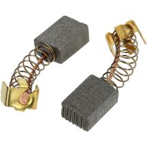 2x balais de charbon 5 x 8 x 11 mm compatible avec Makita BO4550, BO4553, BO4554, BO4561, BO4563, BO5010, BO5021, DP4700 outil électrique - Vhbw