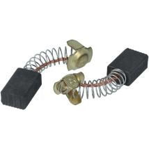 2x balais charbon 7 x 11 x 17 mm compatible avec Hitachi CR13, C7SA, CR13VBY, C7SC, CR13VA, CR13V, CM4SB2, C8FB2 outil électrique + ressort - Vhbw
