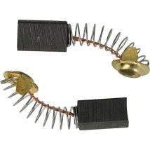 2x balais de charbon 15 x 7,5 x 6,5 mm compatible avec Einhell bbh 850, bbh 850 A-41, bh 850 / 1, bh 850 Proviel, ypl 850 marteau piqueur - Vhbw