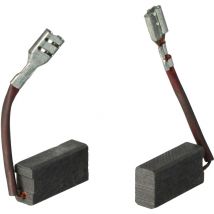 2x balais de charbon 6 x 10 x 18,5 mm compatible avec Hilti te 54, te 55, te 505 marteau piqueur - Vhbw
