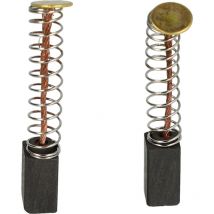 2x balais de charbon 9,4 x 5,4 x 4,9 mm compatible avec Stihl fse 52, 48160114100 outil électrique, rotofil - Vhbw