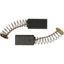 Vhbw - 2x balais charbon compatible avec Bosch ggw 10 e (Nr. 0 601 462 803), gsb 16-2 (Nr. 0 601 182 703) outil électrique + ressort