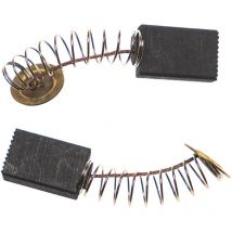 2x Balais de charbon pour moteur 17 x 11 x 5mm compatible avec Worx WX333 outil électrique - Vhbw