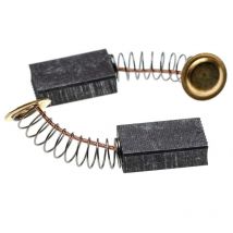 2x Balais de charbon pour moteur 22,8 x 13 x 6,5mm compatible avec Black & Decker 2698 Typ 1, 27111 Typ 1, 27111 Typ-2 outil électrique - Vhbw