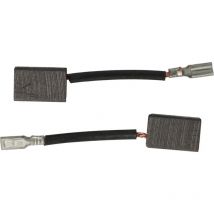 Vhbw - 2x Balais de charbon pour moteur compatible avec Hitachi / Hikoki dh 24DV, dh 24DVA, dh 25DAL, dh 25DL, dh 36DAL marteau piqueur