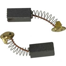 Vhbw - 2x Balais de charbon pour moteur compatible avec Hitachi / Hikoki DMT-13, jst -100, PB-20, PB3 outil électrique, marteau piqueur