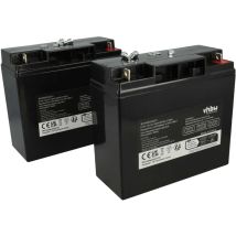 2x Batterie compatible avec apc Back-UPS Pro BP1400i, BP1400, BP1400X116 asi (18000mAh, 12V, agm) - Vhbw