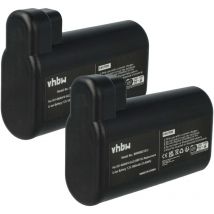 2x Batterie compatible avec Electrolux Pure i9, PI91, i9.2 aspirateur noir (3400mAh, 7,2V, Li-ion) - Vhbw