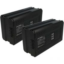 2x Batteries remplacement pour Greenworks GL600, GL900 pour outil de jardinage tondeuse outil de jardinage 4000mAh, 82V, Li-ion - Vhbw