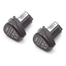 2x Battery compatible with Metabo PowerMaxx tla led, PowerMaxx ula led Power Tools (1500 mAh, Li-Ion, 10.8 v) - Vhbw