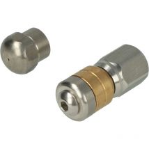 Vhbw - 2x buses nettoyeur tuyaux compatible avec Nilfisk jet haute pression - filetage 1/8', Rotatif + fixe