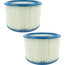 2x Cartouche filtrante compatible avec Nilfisk / Alto Attix 7, 560-2M xc, 560-31 xc, 761-21 xc, 761-21 aspirateur - Filtre pour particules fines