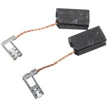 2x balais de charbon 6 x 10 x 18 mm compatible avec Hilti te 25, te 25-S, te 35, te 35-C, te 504, te 505 marteau piqueur - Vhbw