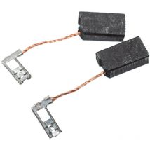 2x balais de charbon 6 x 10 x 18 mm compatible avec Hilti te 54, te 55 marteau piqueur - Vhbw