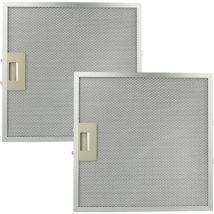 Vhbw - 2x Filter Metallfettfilter kompatibel mit Bauknecht dbr 5890 857458401161, 857458401170 Dunstabzugshaube - 32 x 32 x 0,85 cm, Metall