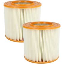 2x filtre à cartouche compatible avec Allaway X30, Z45i, X40, Z35i aspirateur - Filtre plissé, polyester - Vhbw