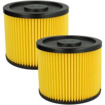2x filtre à cartouche compatible avec Lidl Parkside pnts 30/9 e, 30/9 de aspirateur - Filtre plissé - Vhbw