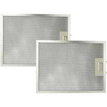 vhbw 2x Filtre anti-graisse compatible avec Alno AEF3640N 94264092800, AEF3650N 94264092900 hotte de cuisine - 32,7 x 24,1 x 1,06 cm, métal