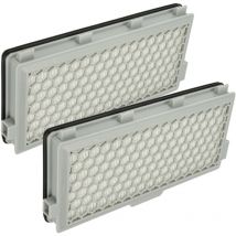 2x filtre compatible avec Miele Complete C2 Jubilee Powerline, C2 Tango Ecoline aspirateur - filtre hepa d'évacuation H13 - Vhbw