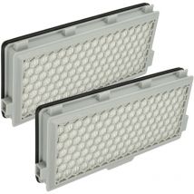2x filtre compatible avec Miele Complete C3 Cat and Dog Powerline, C3 Powerline aspirateur - filtre hepa d'évacuation H13 - Vhbw