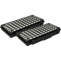 2x filtre compatible avec Siemens Z5.0 Parquet Specialist Compressor Tech. aspirateur - filtre hepa noir / blanc - Vhbw