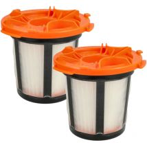 2x filtre compatible avec Zanussi ZAN7365, ZAN7370, ZAN7361 aspirateur - Filtre hepa contre les allergies - Vhbw