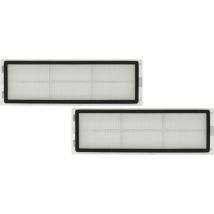 Vhbw - 2x Filtre hepa avec socle compatible avec Dreame D9, F9 robot aspirateur - Filtre à air, 15 x 5 x 1,4 cm