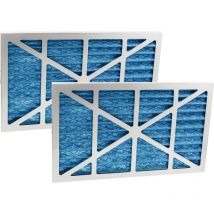 2x Filtre remplacement pour Sparmax 3404 pour cabine de peinture - Filtre de rechange bleu / argenté / blanc - Vhbw