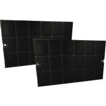 2x Filtres à charbon actif compatible avec Frigidaire FKS63R, FKS63W, FKS63Z hotte aspirante - Vhbw