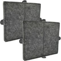 2x Filtres à charbon actif compatible avec Miele alba, Classic, da 390-5, da 279, da 279-4, da 270-4 u, canto, da 269-4 hotte aspirante - Vhbw