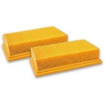 2x filtre plissé plat compatible avec Hilti vc 40 um-y, vc 40 ul-y, vc 20 um-y, vc 20 ul-y aspirateur - Élément filtrant - Vhbw