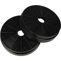 2x Filtres à charbon actif remplacement pour Klarstein CGCH3, 10030727 pour hotte de cuisine - Vhbw