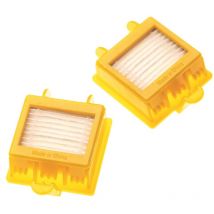 2x filtre compatible avec iRobot Roomba 790 aspirateur - filtre hepa orange / blanc - Vhbw
