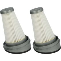 Vhbw - 2x Filtro plisado compatible con Moulinex X-Pert 160 MS7221WO, X-Pert 160 MS7233WO aspiradora - Filtro, cartucho