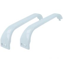 2x poignées de porte four double, réfrigérateur - compatible avec Bosch KGE3302 - Remplacement pour Bosch 369542 - Vhbw