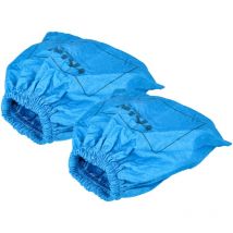 vhbw 2x Textile Filter compatible with Rowenta Collecto RU34, RU35, RU33, RU36 Vacuum Cleaner, Wet/Dry Vacuum Cleaner - Textile Bag, Washable, Blue