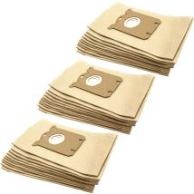30x Sacs compatible avec Philips hr 8500 - 8599 Impact, hr 8378 City-Line, hr 8500 - 8599 MobiloPlus aspirateur - marron - Vhbw