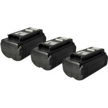 3x Batterie compatible avec Ryobi 40V 14 in Brushless Chain Saw, 40V 20 in Brushless outil électrique (3000 mAh, Li-ion, 36 v) - Vhbw