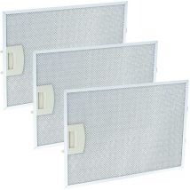 3x Filter Metallfettfilter Dauerfilter Kompatibel Mit Neff D8602u0/01, D8602u0gb/01, D8602u0gb/03, D8602u0gb/04 Dunstabzugshaube, Metall - Vhbw